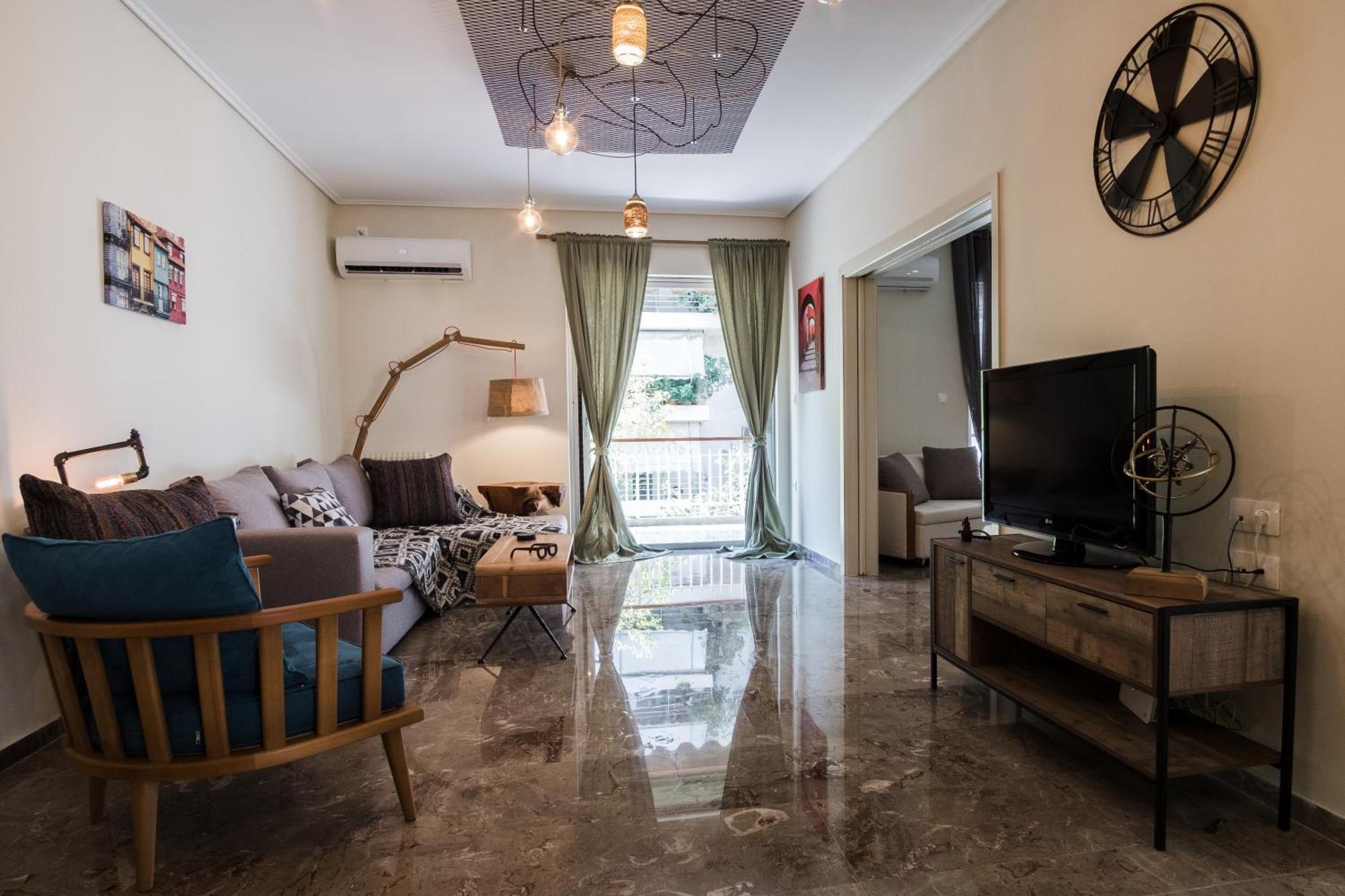 Comfy Apartment Of 104 M² Near Metro! Athen Exterior foto